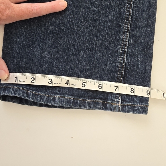 Chico's Platinum Dark Wash High Rise Bootcut Jeans Size 2 (US 12) Casual Denim - Picture 12 of 12